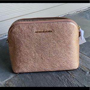 Michael Kors rose gold crossbody